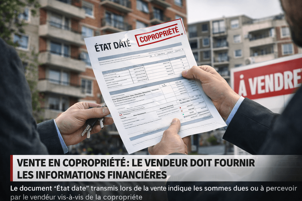 État daté vente copropriété