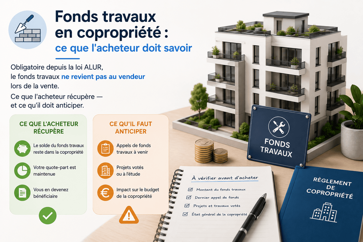 Fonds travaux copropriété loi ALUR