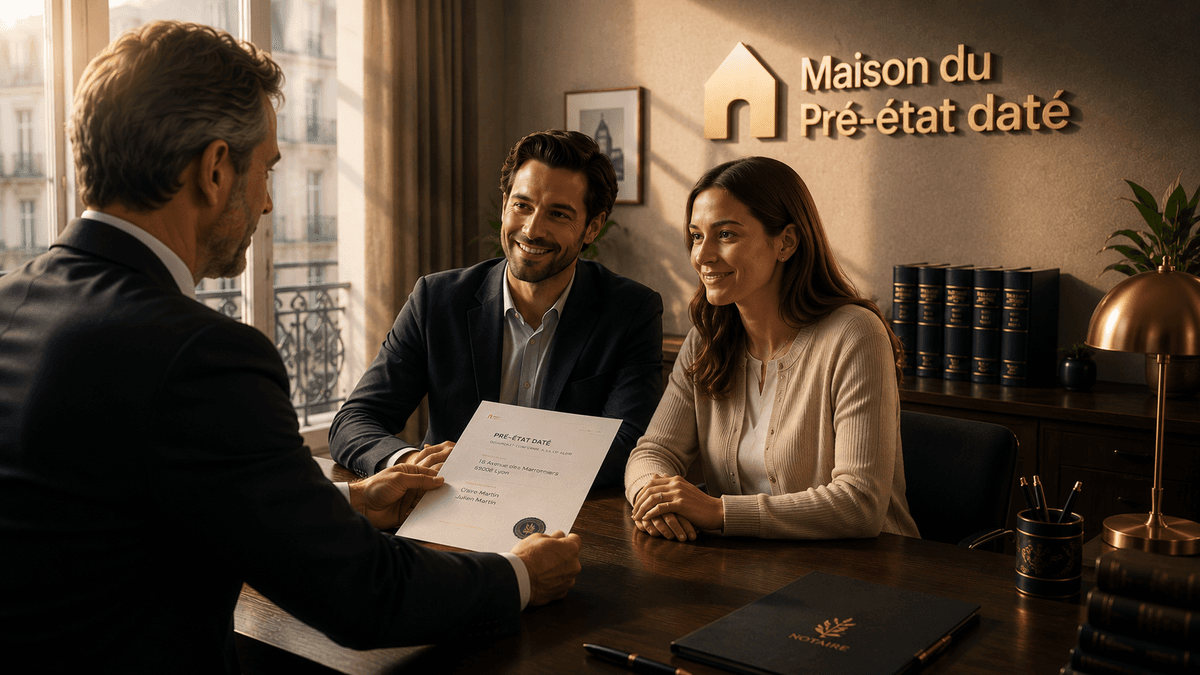 Pré-état daté urgent et compromis de vente
